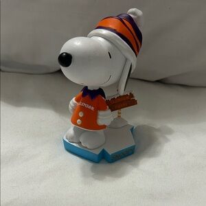 Peanuts Snoopy Clemson Tigers Decor - Orange, White, and Purple